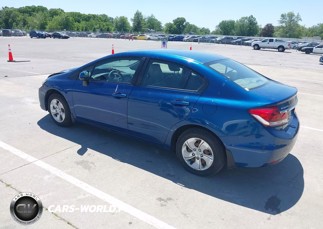 2013 Honda Civic Lx VIN:2HGFB2F50DH503730 - 3