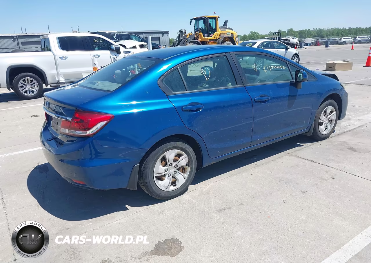 2013 Honda Civic Lx VIN:2HGFB2F50DH503730 - 4