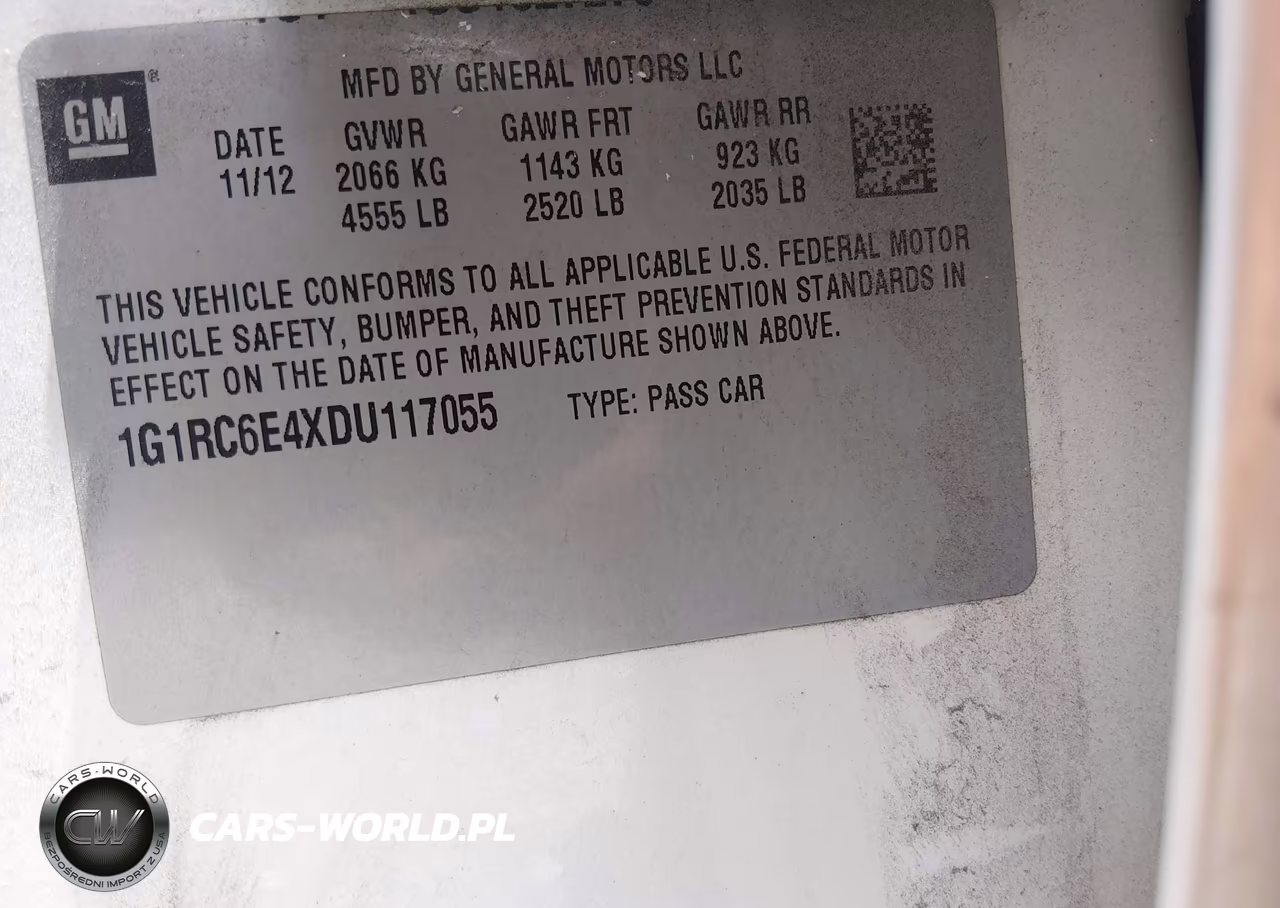 2013 Chevrolet Volt VIN:1G1RC6E4XDU117055 - 9