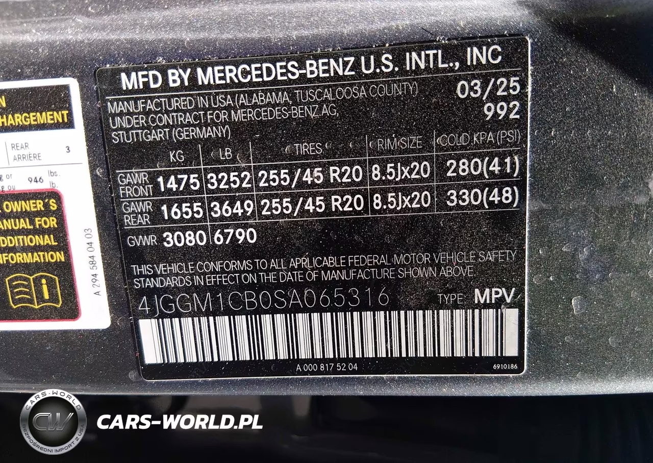 2025 Mercedes-Benz Eqe 350 Suv 4Matic VIN:4JGGM1CB0SA065316 - 9