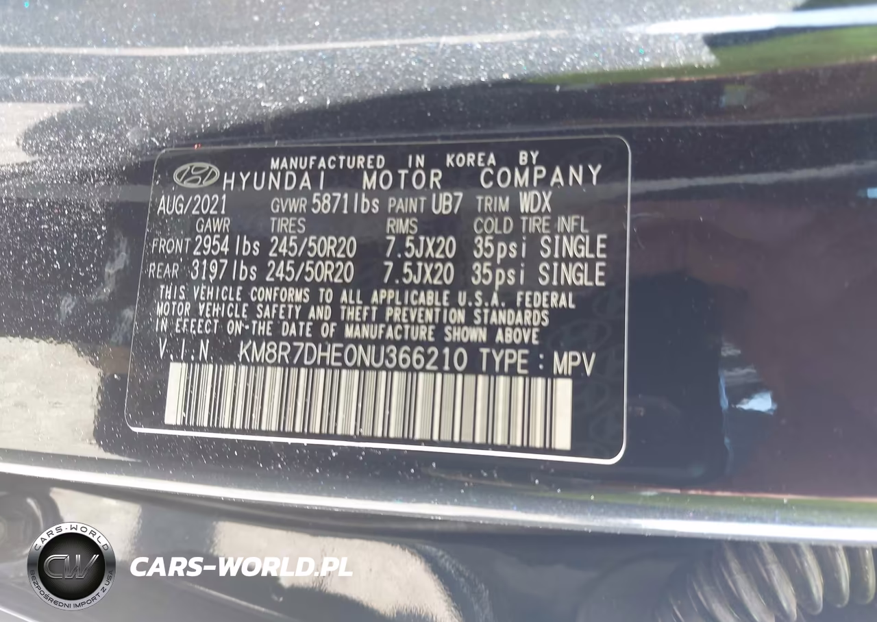 2022 Hyundai Palisade Calligraphy VIN:KM8R7DHE0NU366210 - 9