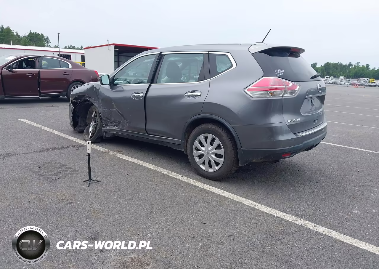 2015 Nissan Rogue S VIN:KNMAT2MV1FP565239 - 3