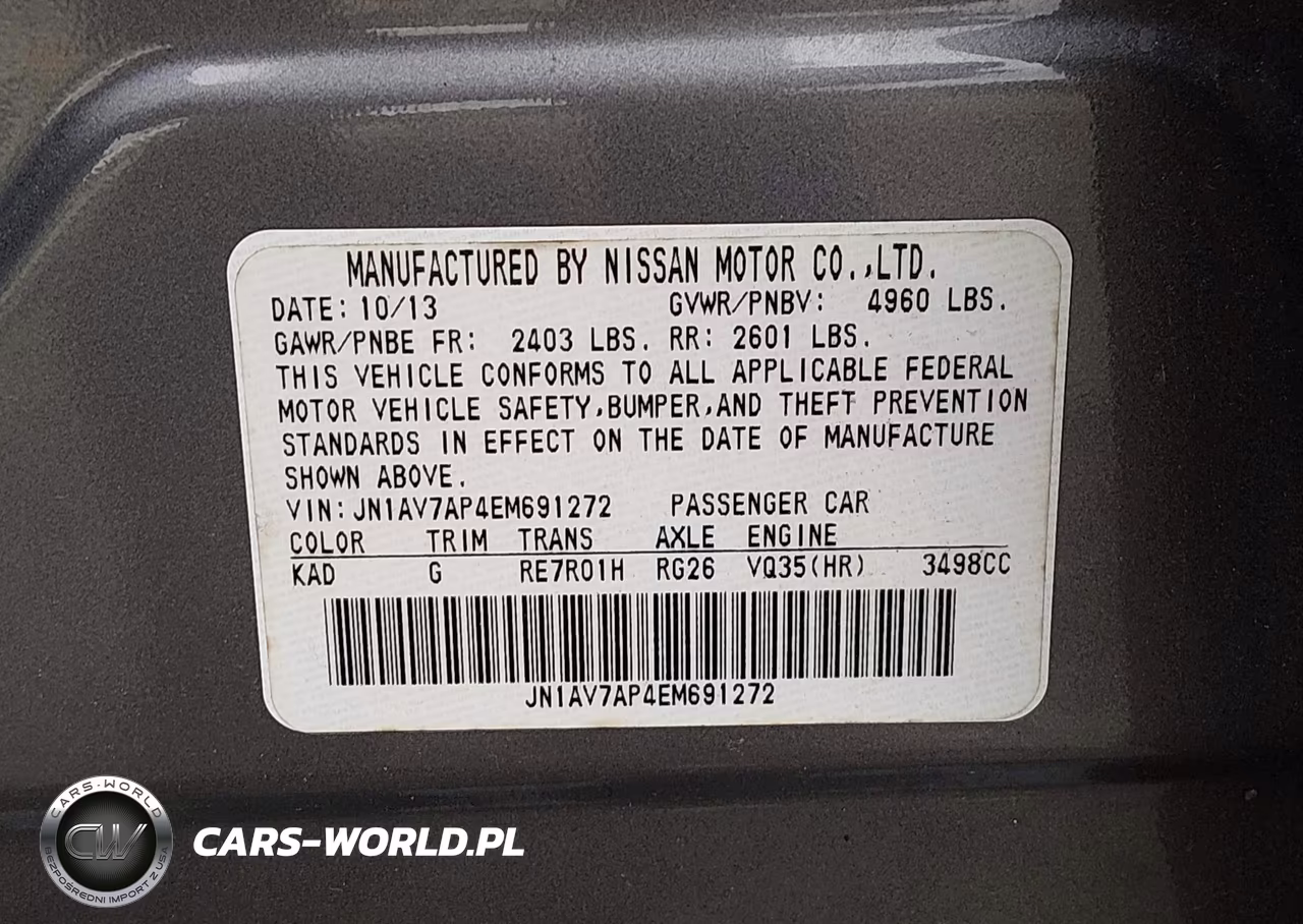 2014 Infiniti Q50 Hybrid Sport VIN:JN1AV7AP4EM691272 - 9