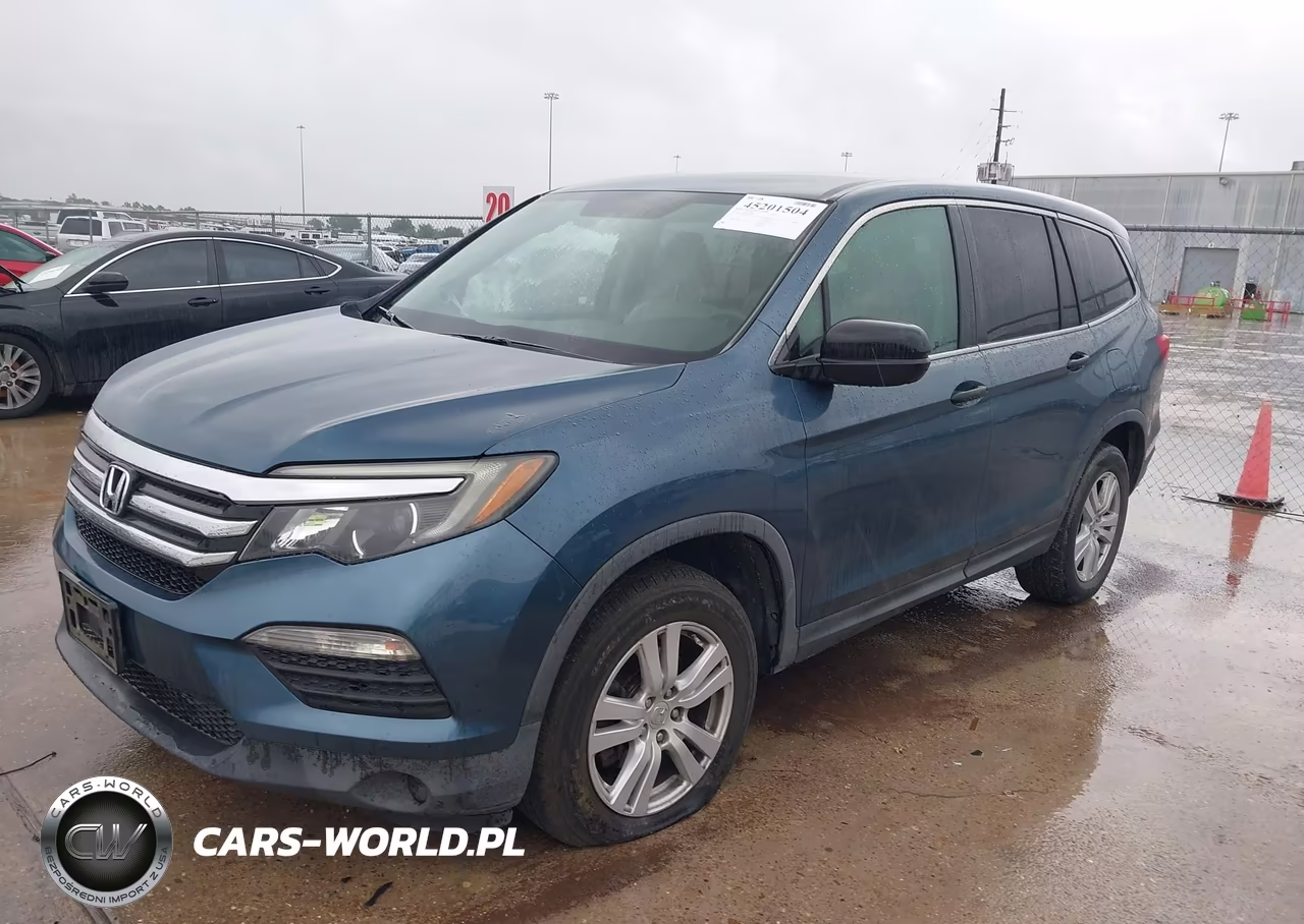 2017 Honda Pilot Lx VIN:5FNYF6H1XHB021789 - 2