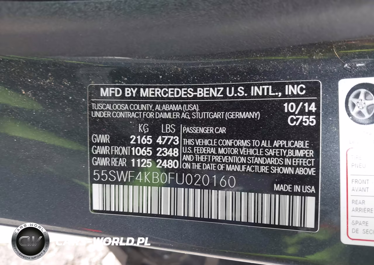 2015 Mercedes-Benz C 300 Sport 4Matic VIN:55SWF4KB0FU020160 - 9