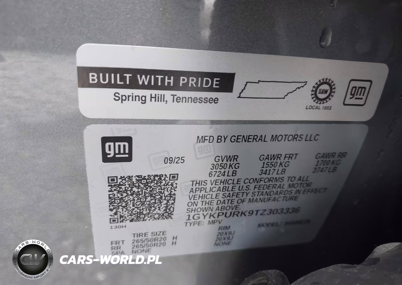 2026 Cadillac Lyriq Sport Awd VIN:1GYKPURK9TZ303336 - 9