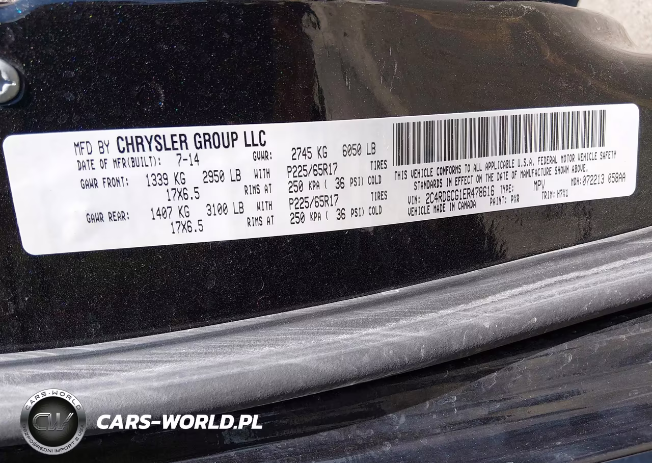 2014 Dodge Grand Caravan Sxt VIN:2C4RDGCG1ER478616 - 9