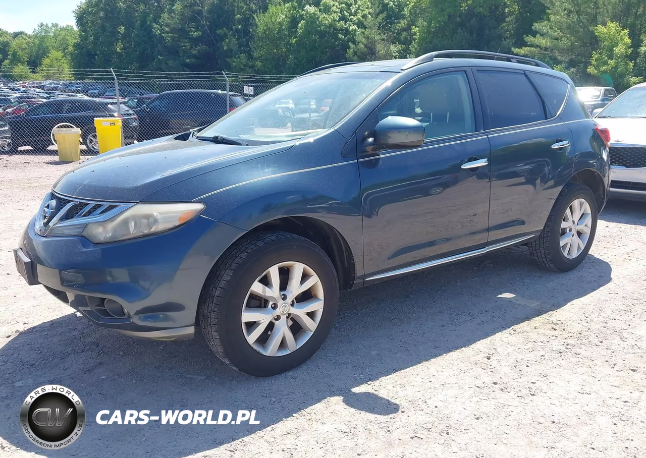 2011 Nissan Murano Sl VIN:JN8AZ1MW7BW161867 - 2