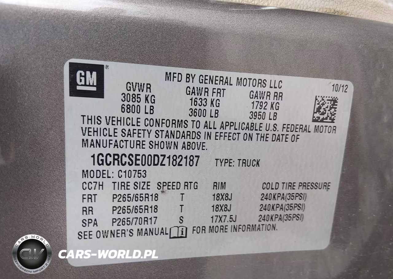 2013 Chevrolet Silverado 1500 Lt VIN:1GCRCSE00DZ182187 - 9