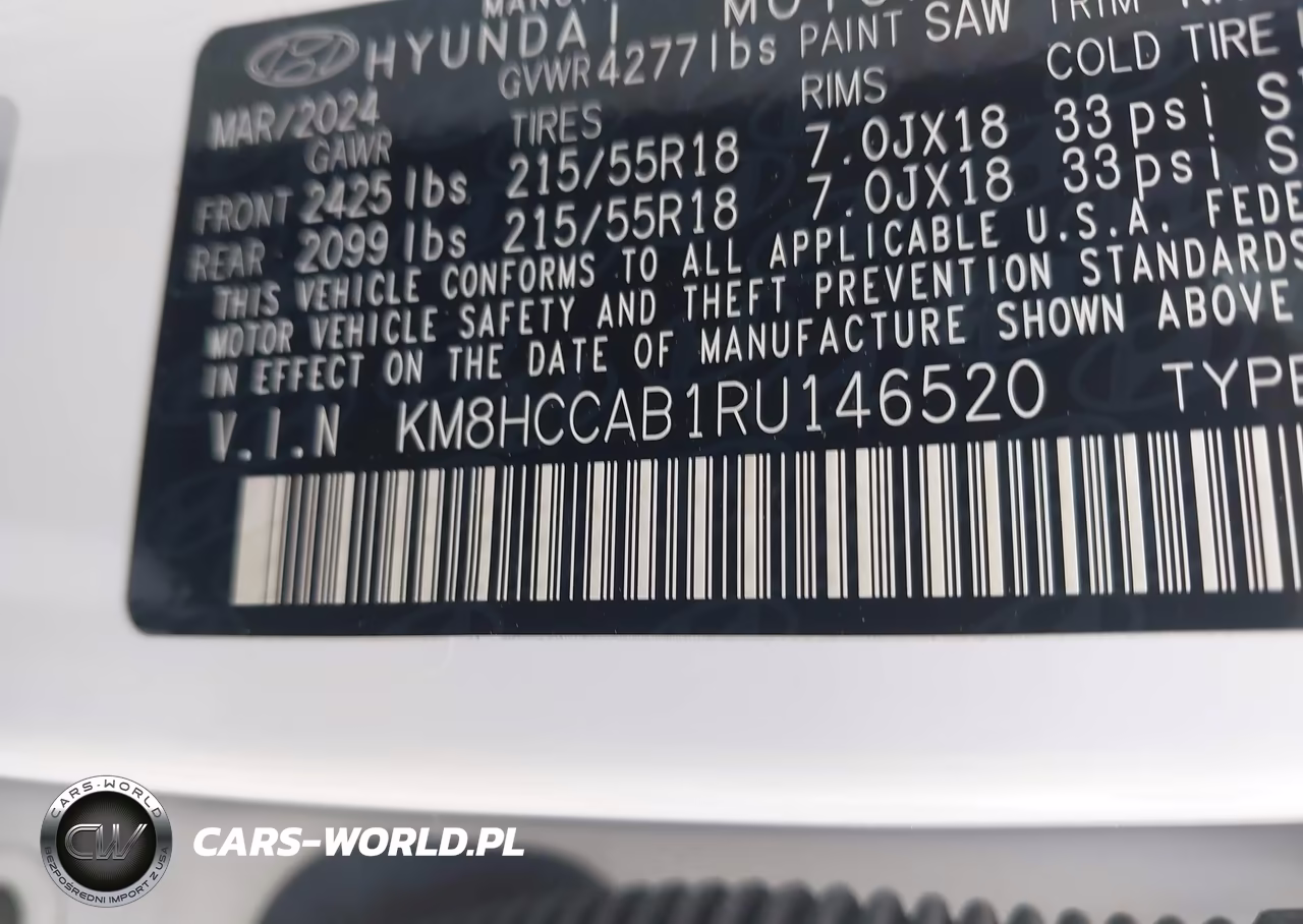 2024 Hyundai Kona Sel VIN:KM8HCCAB1RU146520 - 9
