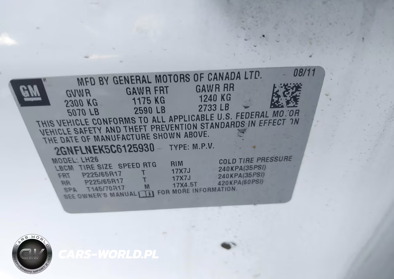 2012 Chevrolet Equinox 2Lt VIN:2GNFLNEK5C6125930 - 9