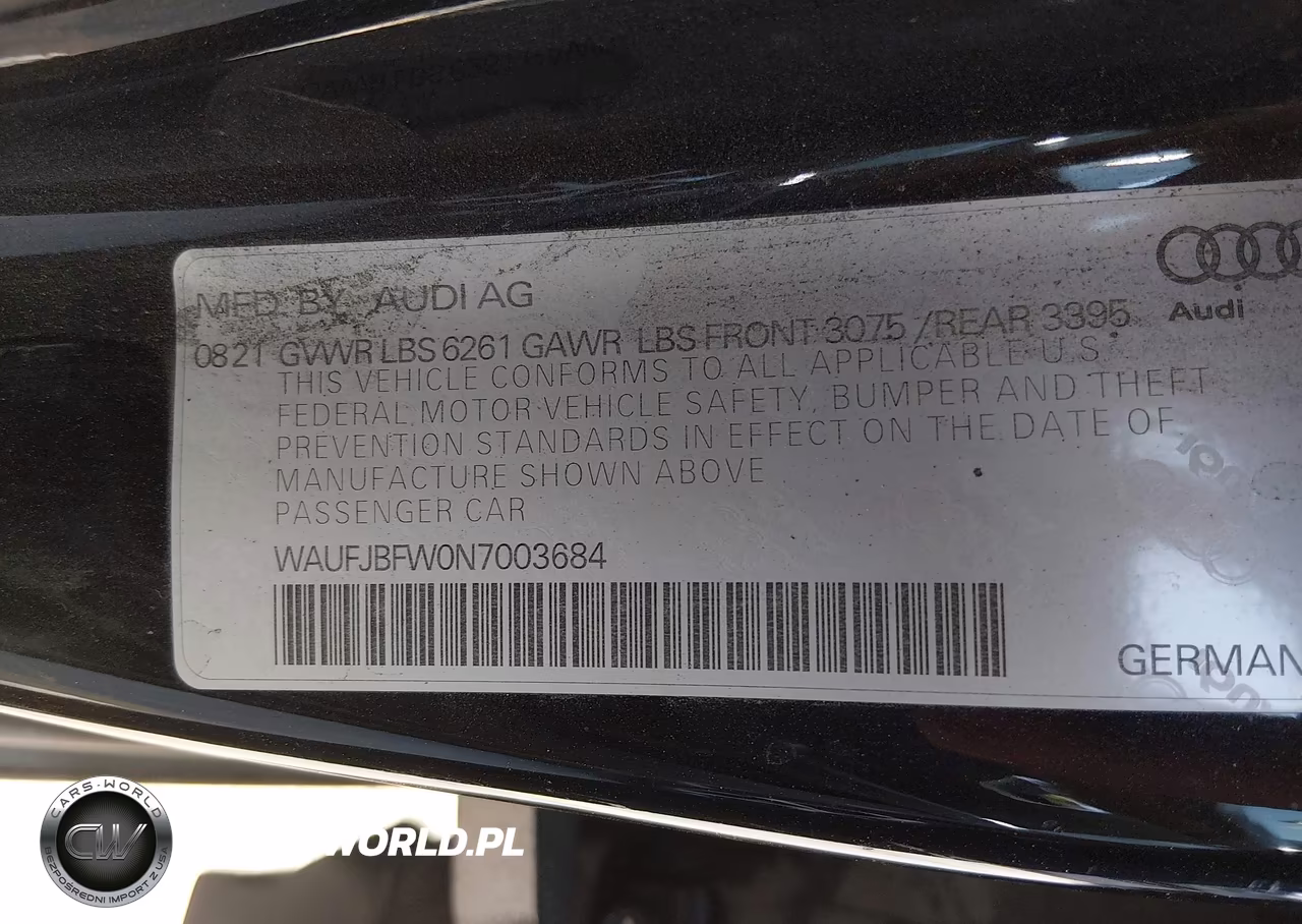 2022 Audi E-Tron Gt Premium Plus Quattro VIN:WAUFJBFW0N7003684 - 9
