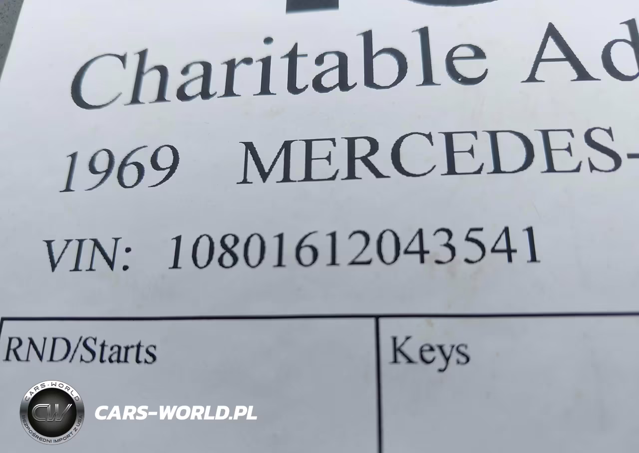 1969 Mercedes-Benz 200 VIN:10801612043541 - 9