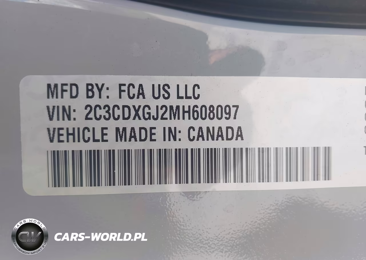 2021 Dodge Charger Scat Pack Widebody Rwd VIN:2C3CDXGJ2MH608097 - 9