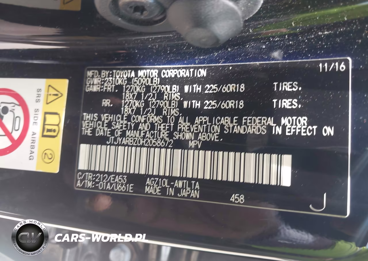 2017 Lexus Nx 200T VIN:JTJYARBZ0H2058672 - 9