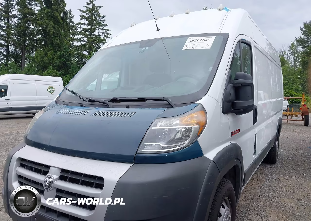 2014 Ram Promaster 3500 High Roof VIN:3C6URVHG1EE117548 - 2