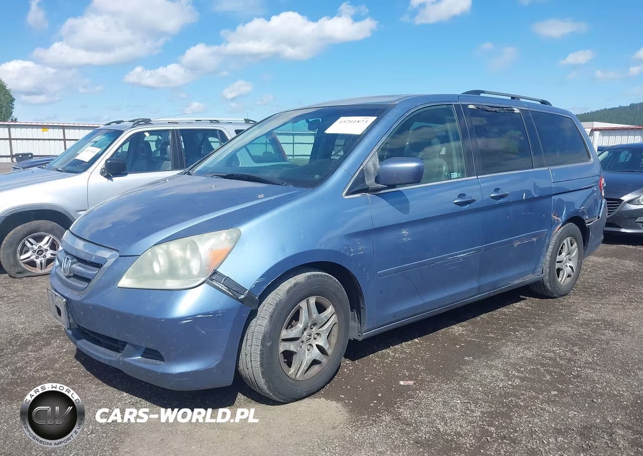 2005 Honda Odyssey Ex-L VIN:5FNRL38725B133787 - 2