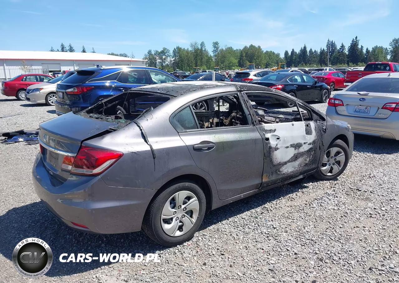 2015 Honda Civic Lx VIN:19XFB2F51FE278957 - 4