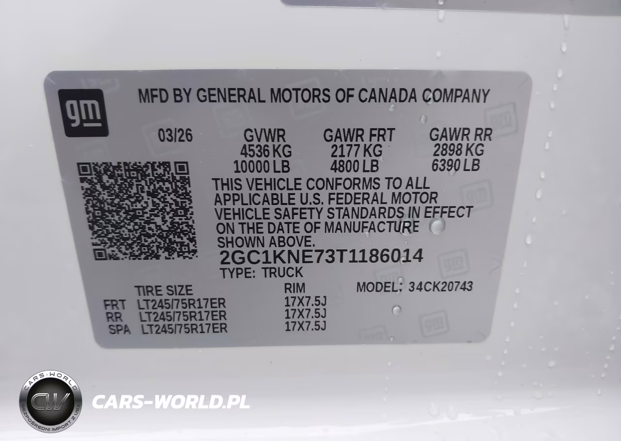 2026 Chevrolet Silverado 2500 Hd , Standard Bed, Lt, 4Wd VIN:2GC1KNE73T1186014 - 9