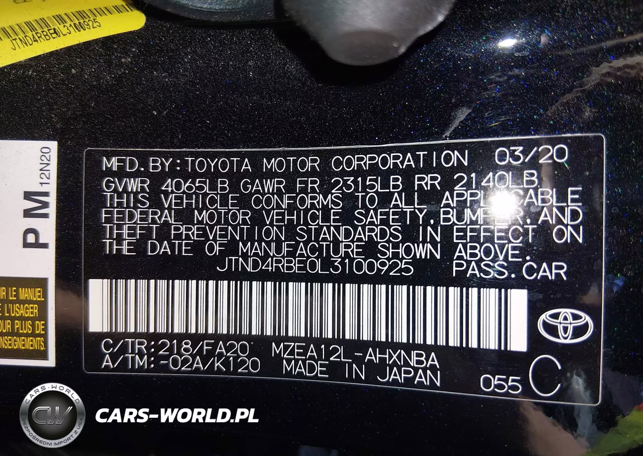 2020 Toyota Corolla Se Nightshade Edition VIN:JTND4RBE0L3100925 - 9