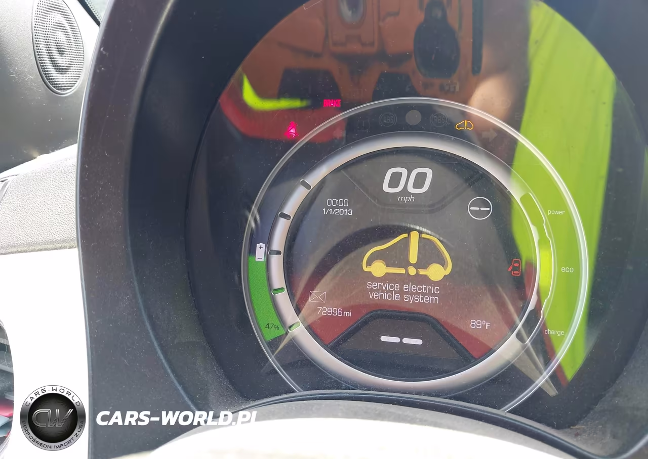 2013 Fiat 500E Battery Electric VIN:3C3CFFGE4DT727624 - 12