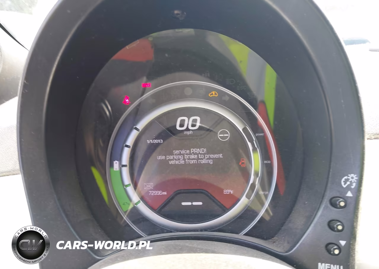 2013 Fiat 500E Battery Electric VIN:3C3CFFGE4DT727624 - 13