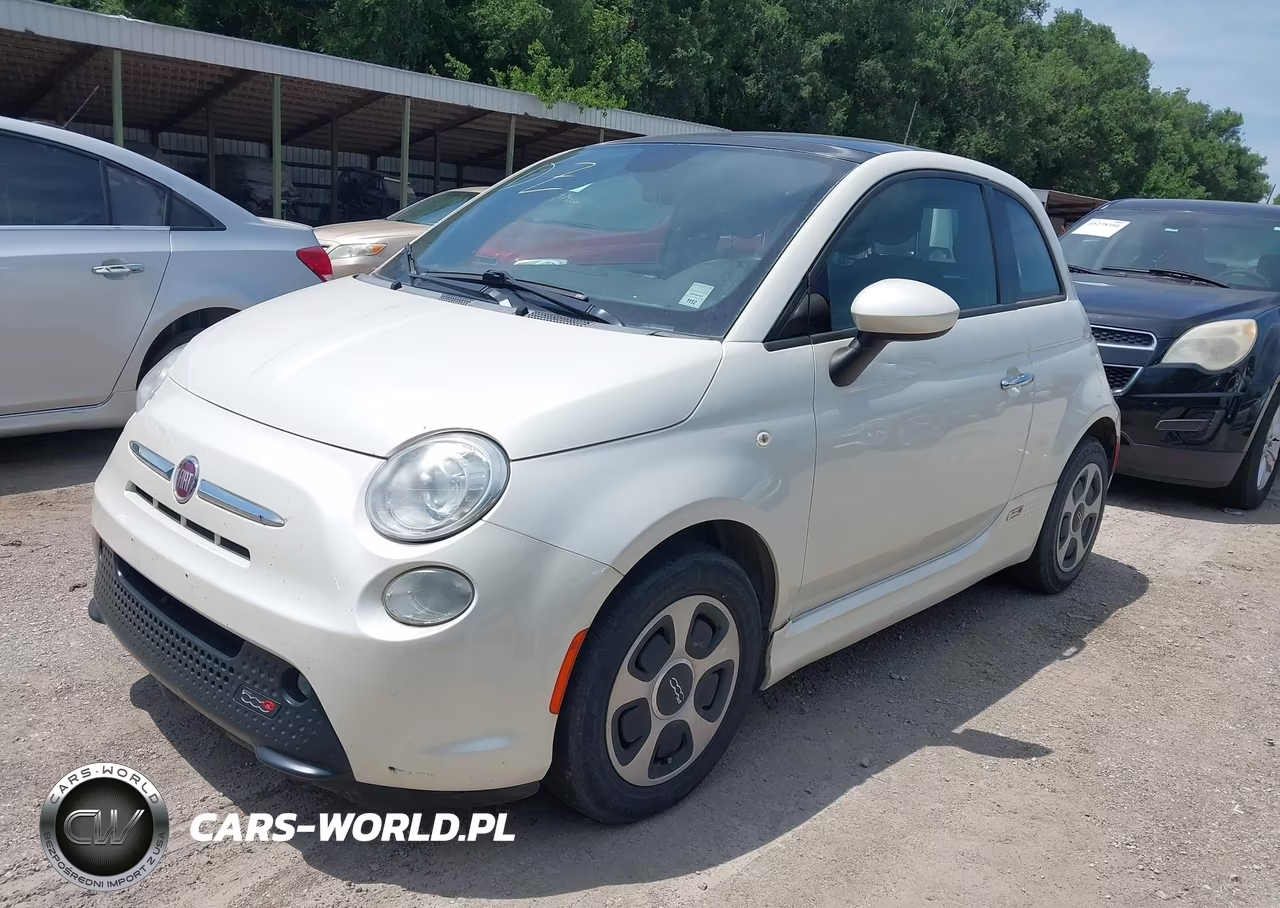 2013 Fiat 500E Battery Electric VIN:3C3CFFGE4DT727624 - 2