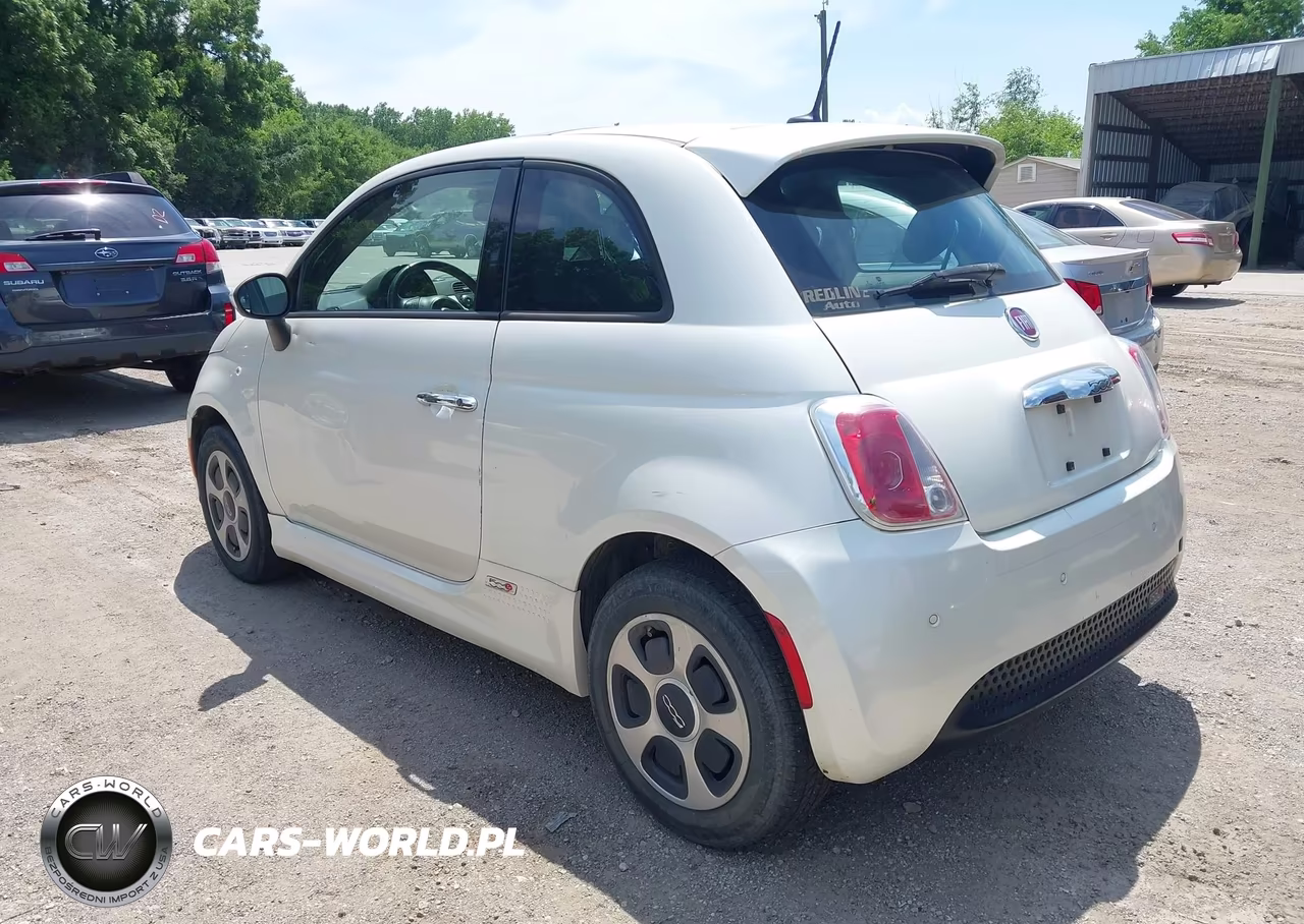 2013 Fiat 500E Battery Electric VIN:3C3CFFGE4DT727624 - 3