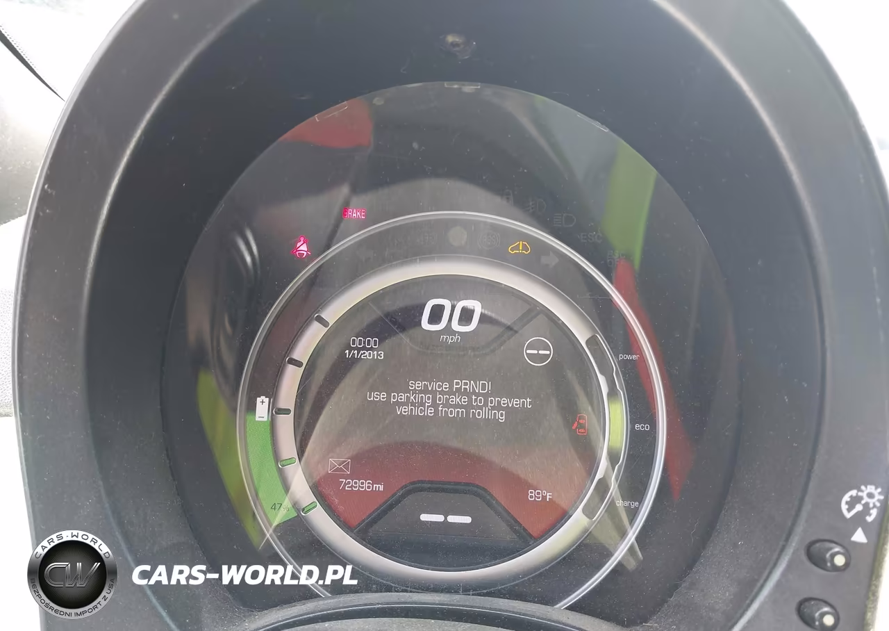 2013 Fiat 500E Battery Electric VIN:3C3CFFGE4DT727624 - 7