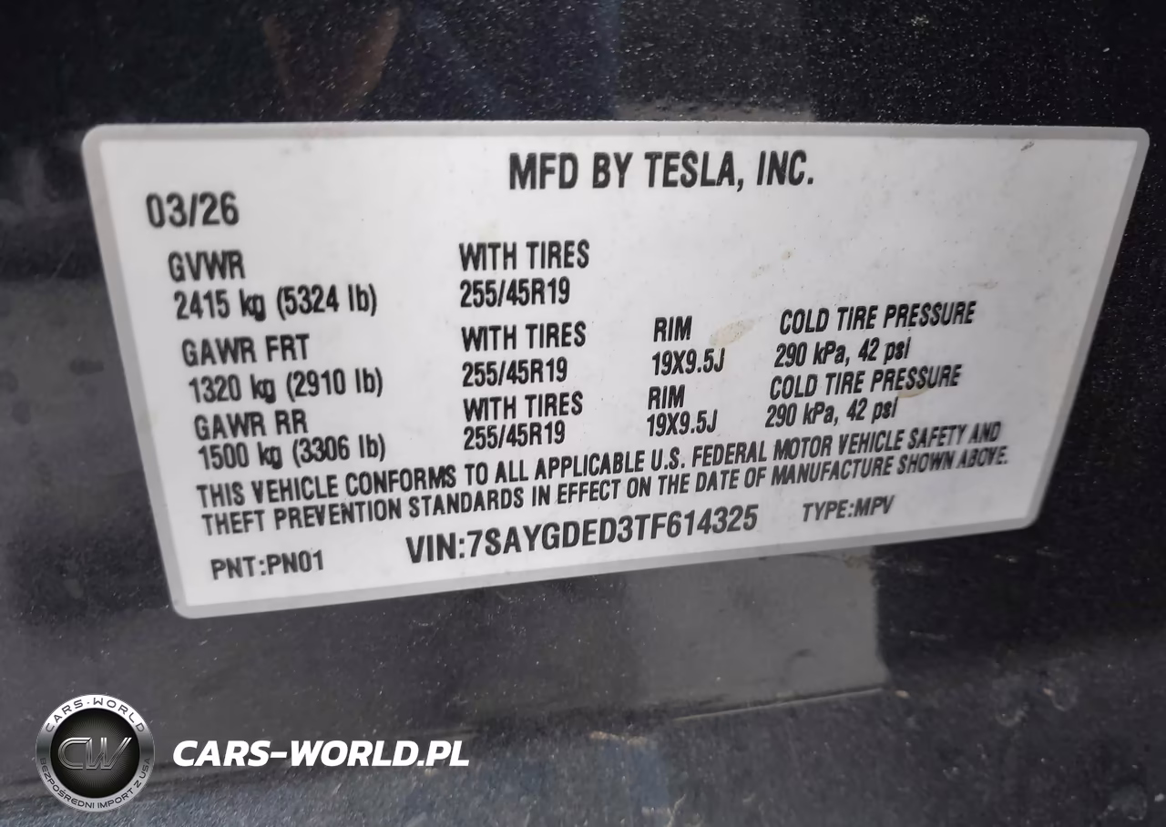 2026 Tesla Model Y Premium Rear-Wheel Drive-Rear-Wheel Drive VIN:7SAYGDED3TF614325 - 9