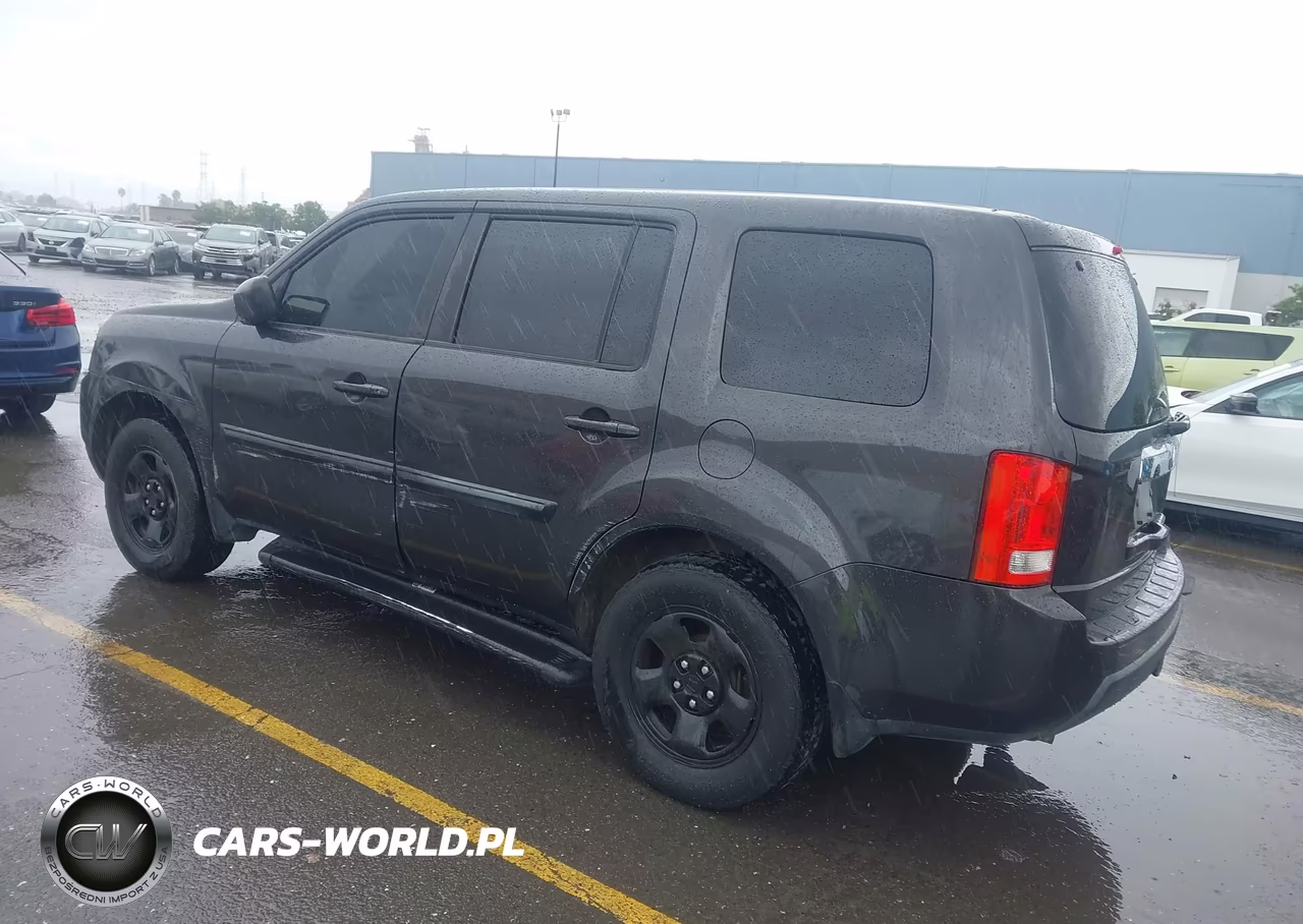 2011 Honda Pilot Lx VIN:5FNYF4H24BB078459 - 3