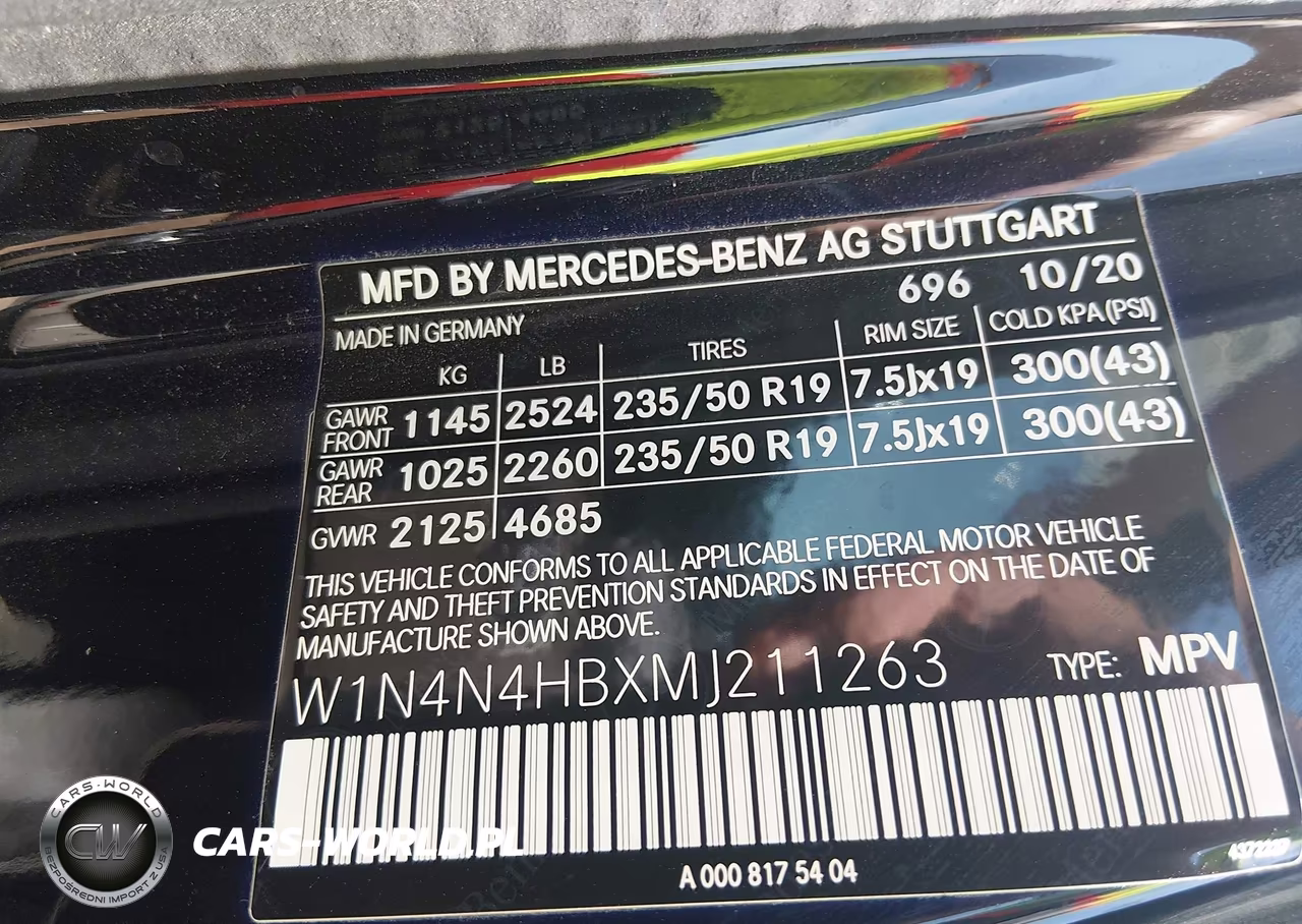 2021 Mercedes-Benz Gla 250 4Matic VIN:W1N4N4HBXMJ211263 - 9