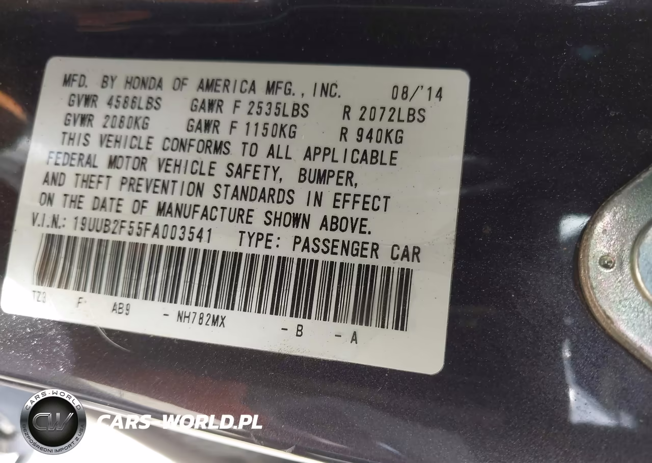 2015 Acura Tlx V6 Tech VIN:19UUB2F55FA003541 - 9