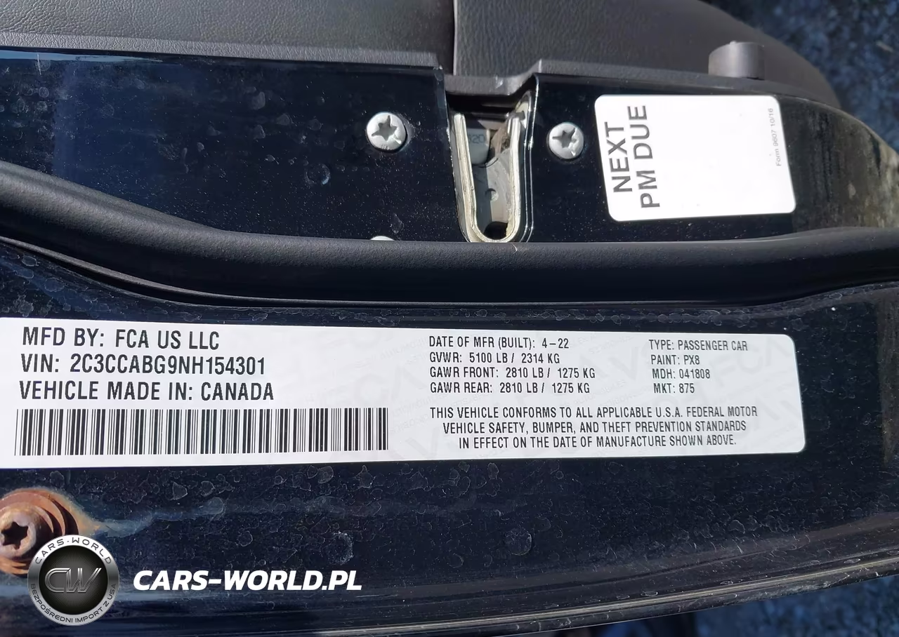 2022 Chrysler 300 S VIN:2C3CCABG9NH154301 - 9