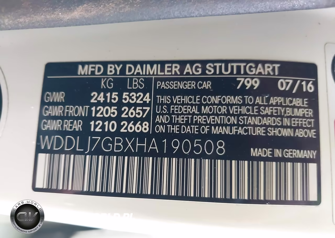 2017 Mercedes-Benz Amg Cls 63 S 4Matic VIN:WDDLJ7GBXHA190508 - 9