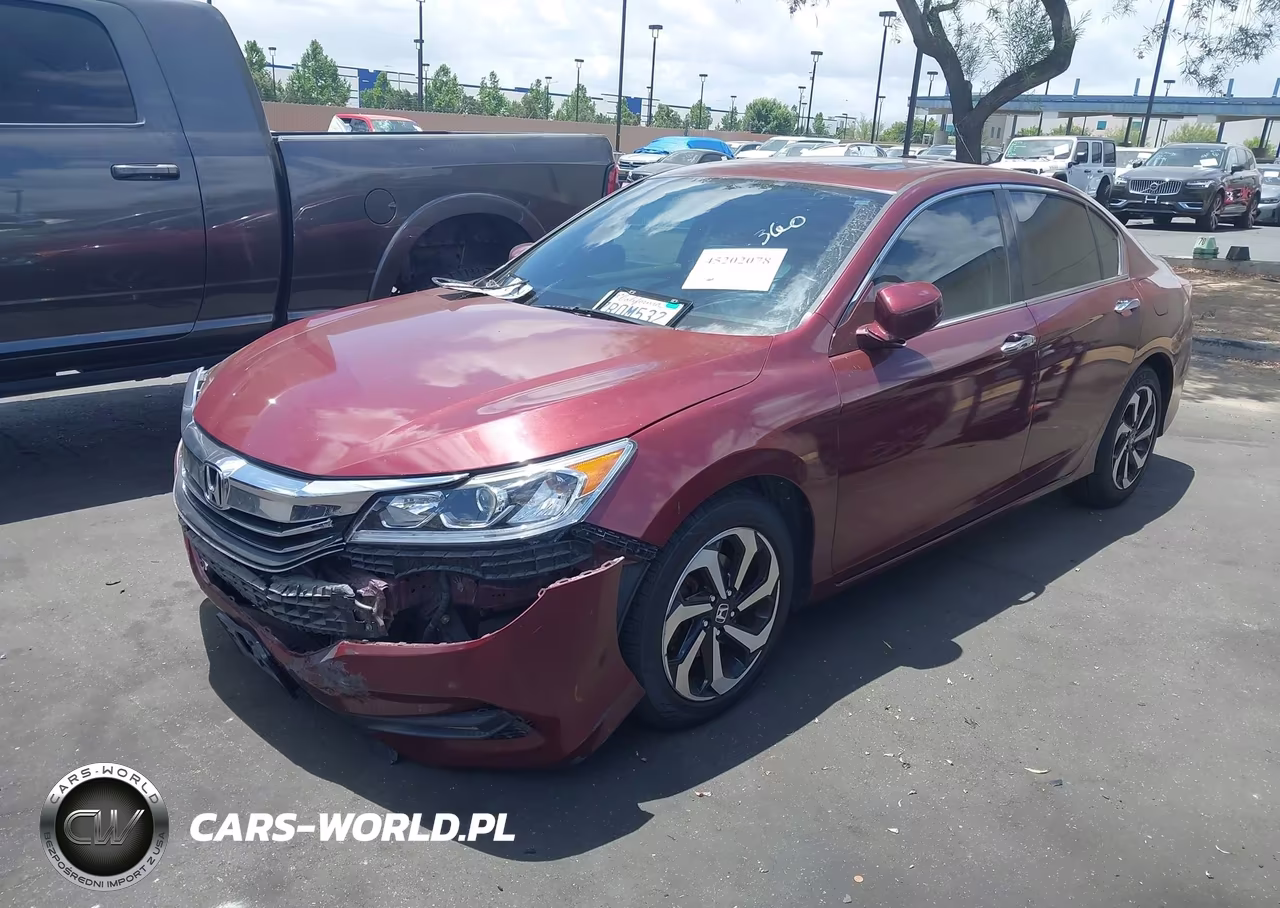 2016 Honda Accord Ex-L VIN:1HGCR2F8XGA039390 - 2