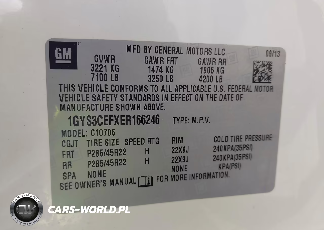 2014 Cadillac Escalade Premium VIN:1GYS3CEFXER166246 - 9