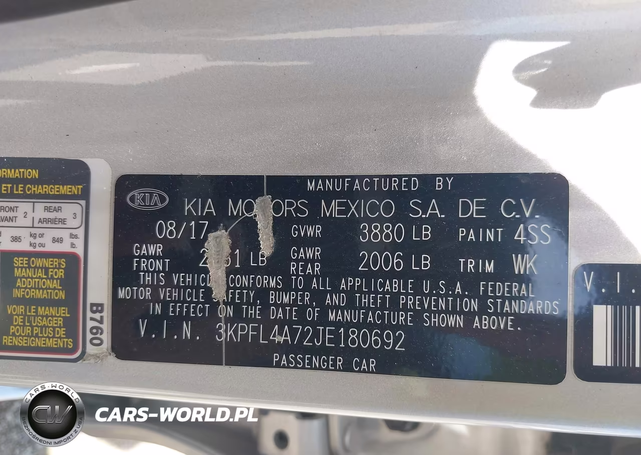 2018 Kia Forte Lx VIN:3KPFL4A72JE180692 - 9