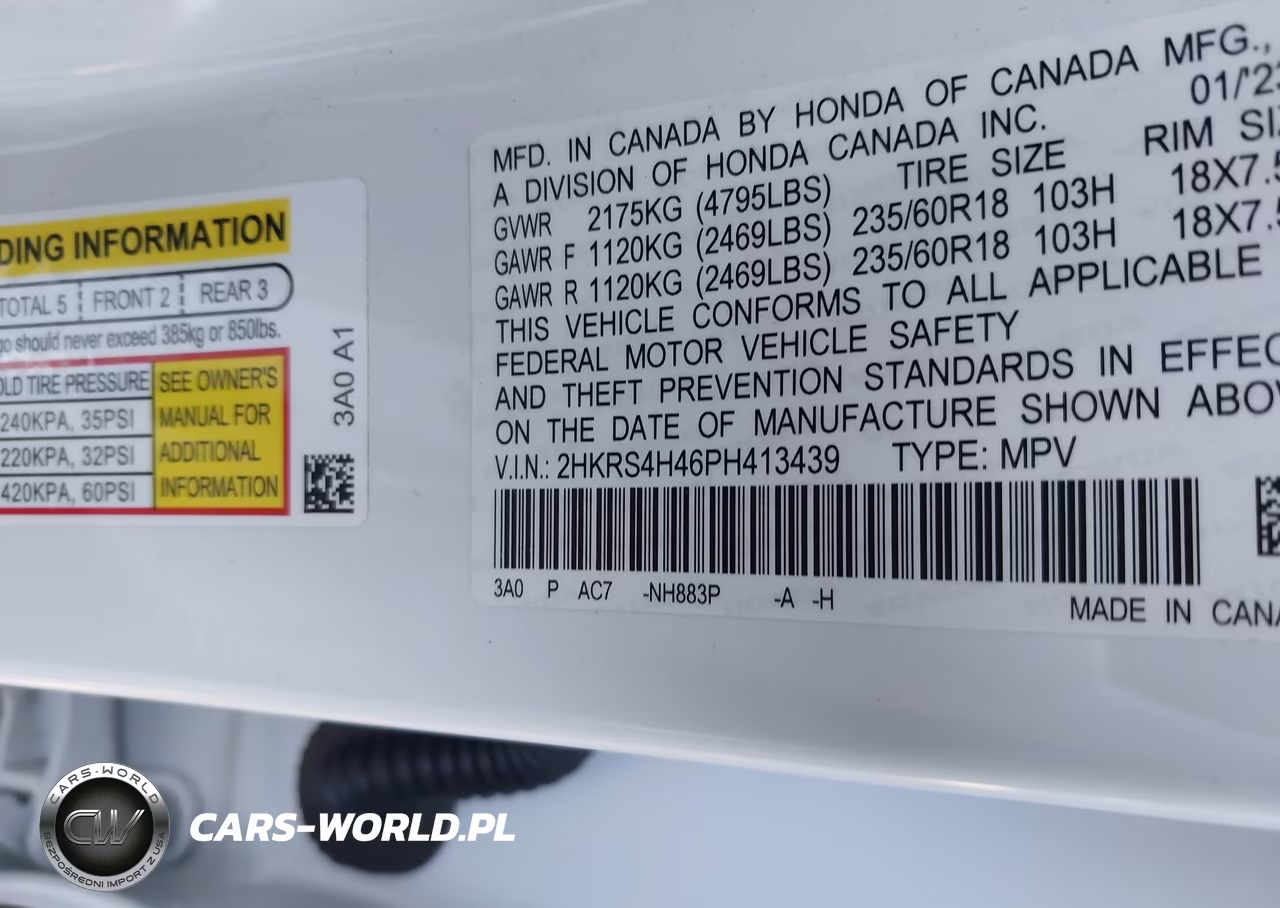 2023 Honda Cr-V Ex Awd VIN:2HKRS4H46PH413439 - 9