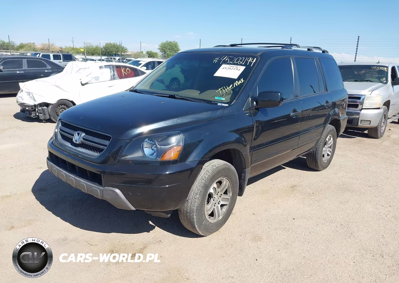 2005 Honda Pilot Ex VIN:2HKYF18435H511601 - 2