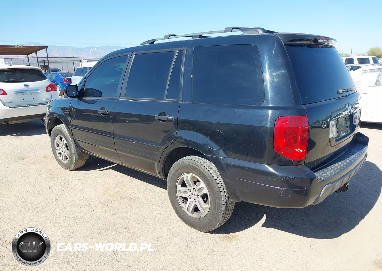 2005 Honda Pilot Ex VIN:2HKYF18435H511601 - 3