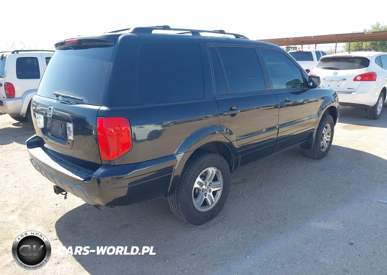 2005 Honda Pilot Ex VIN:2HKYF18435H511601 - 4