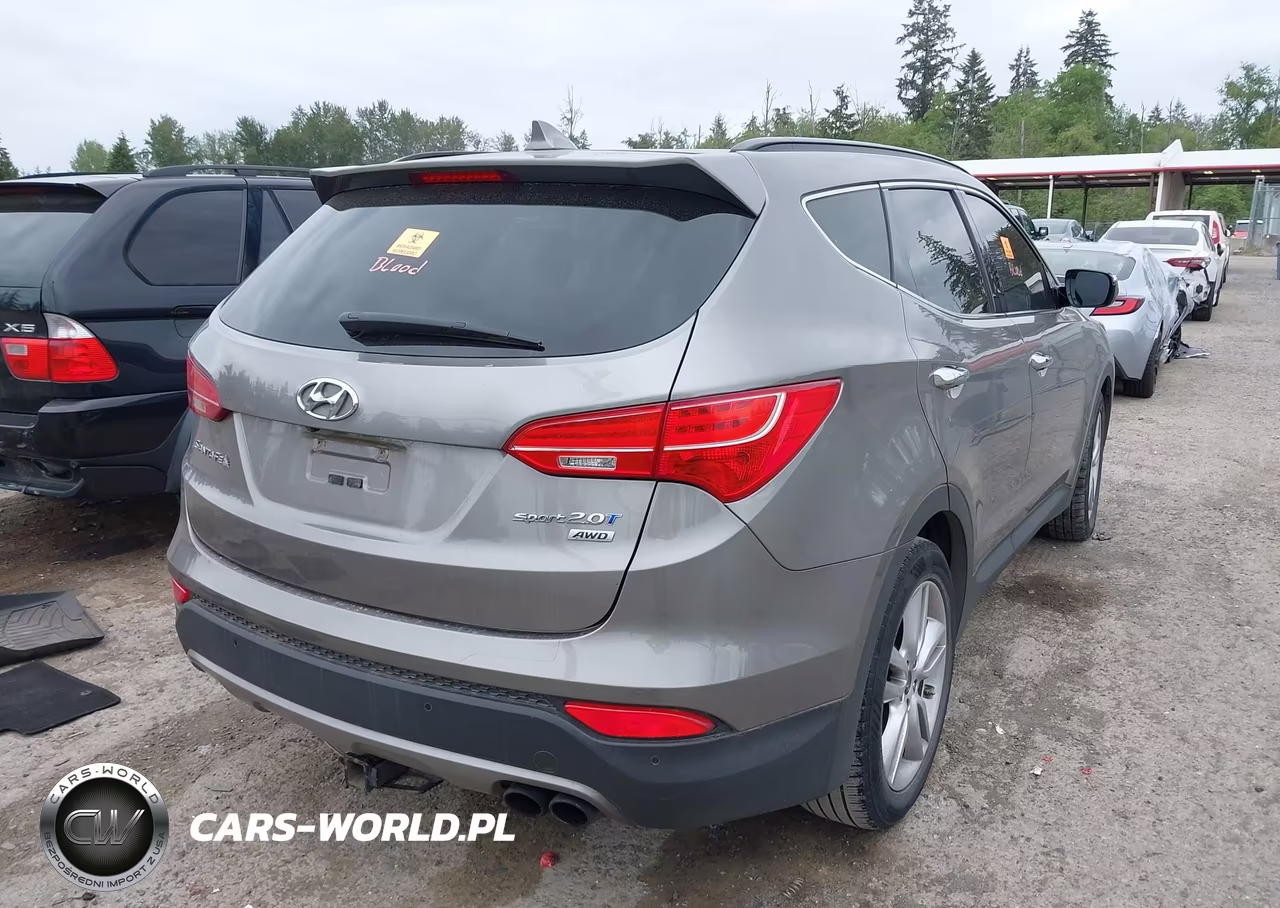 2015 Hyundai Santa Fe Sport 2.0L Turbo VIN:5XYZWDLA8FG256018 - 4