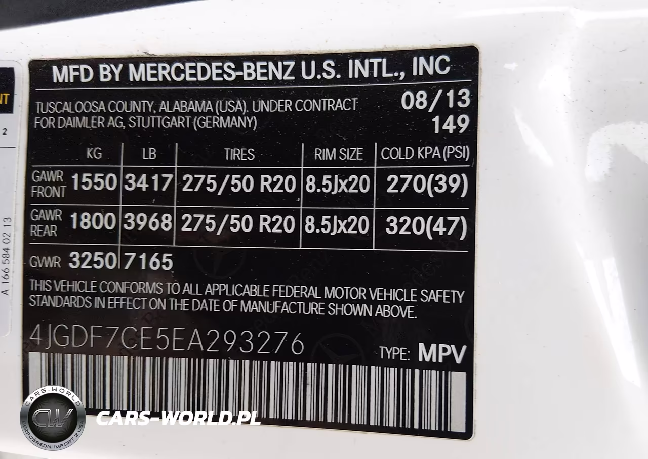 2014 Mercedes-Benz Gl 450 4Matic VIN:4JGDF7CE5EA293276 - 9