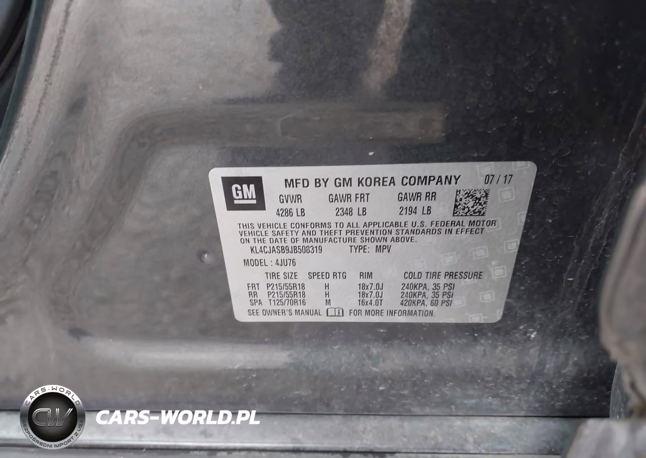 2018 Buick Encore Preferred VIN:KL4CJASB9JB508319 - 9