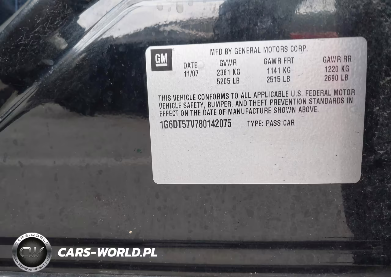 2008 Cadillac Cts Standard VIN:1G6DT57V780142075 - 9