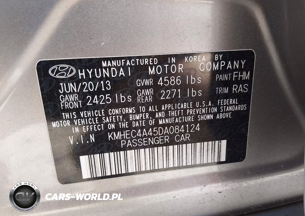 2013 Hyundai Sonata Hybrid Limited VIN:KMHEC4A45DA084124 - 9