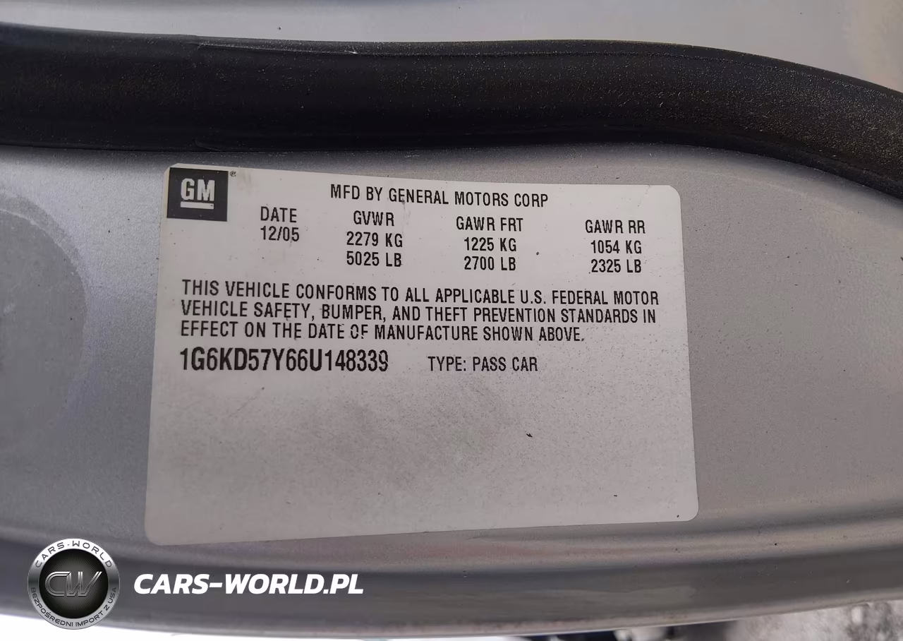 2006 Cadillac Dts Standard VIN:1G6KD57Y66U148339 - 9