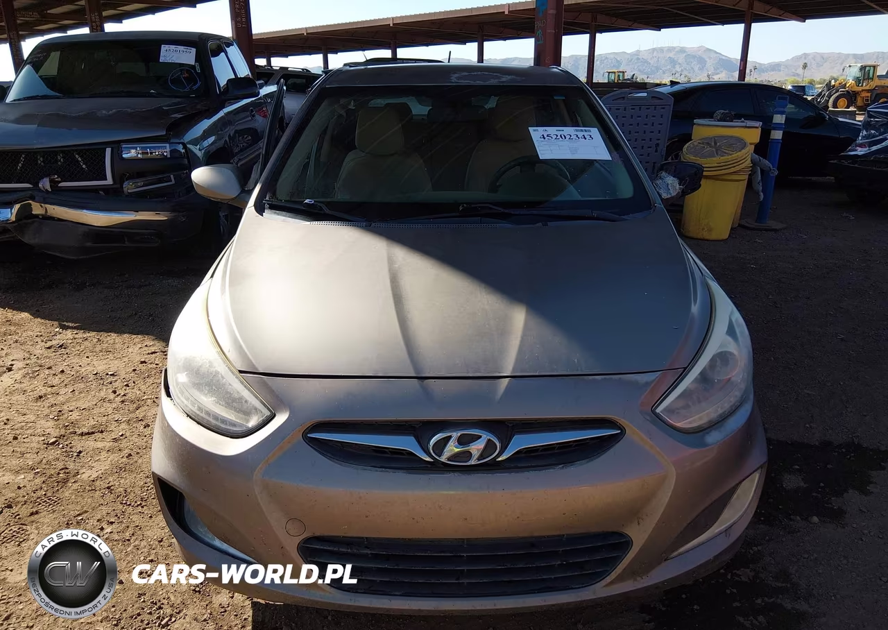 2014 Hyundai Accent Gls VIN:KMHCU4AE4EU765601 - 12