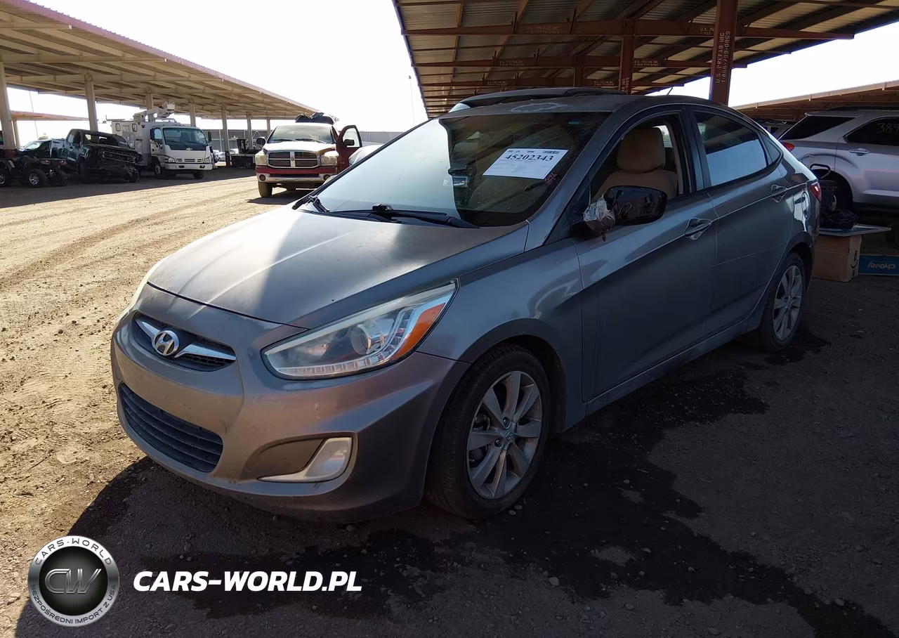 2014 Hyundai Accent Gls VIN:KMHCU4AE4EU765601 - 2